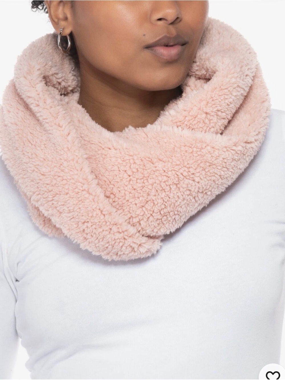 Jenni Cozy Plush Infinity Scarf in Blush Pink - Women's Accessory ❤️winter fall
